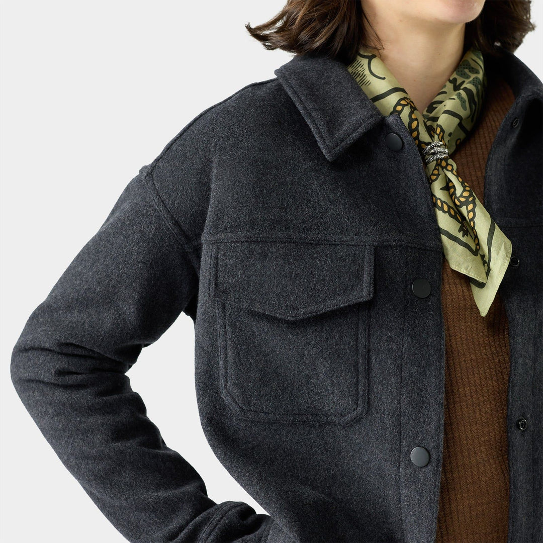 Smartwool Women's Anchor Line Cropped Shirt Jacket