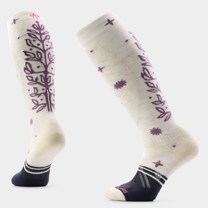 Smartwool Women's Ski Full Cushion Ice Blossom OTC Socks