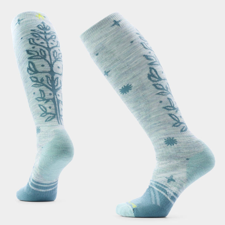 Smartwool Women's Ski Full Cushion Ice Blossom OTC Socks