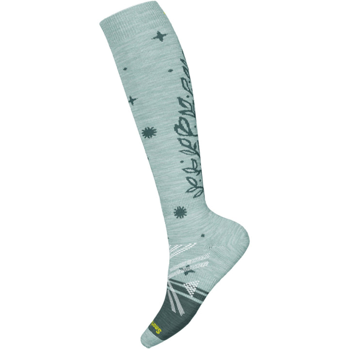 Smartwool Women's Ski Full Cushion Ice Blossom OTC Socks