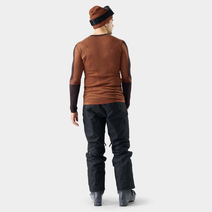 Smartwool Men's Intraknit Thermal Merino Base Layer Colorblock Crew