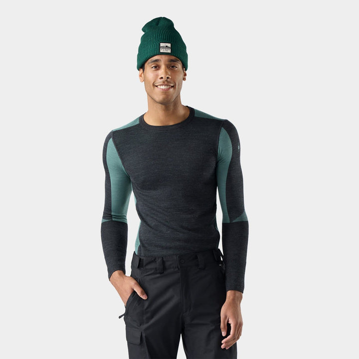 Smartwool Men's Intraknit Thermal Merino Base Layer Colorblock Crew