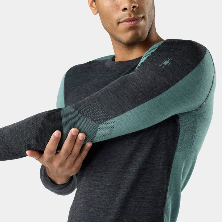 Smartwool Men's Intraknit Thermal Merino Base Layer Colorblock Crew