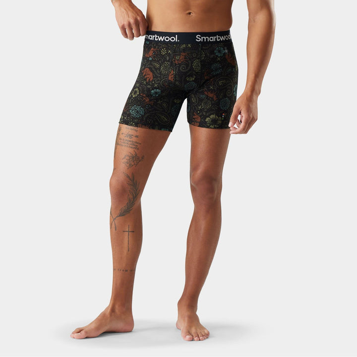 Smartwool Men's Merino Print Boxer Brief Boxed