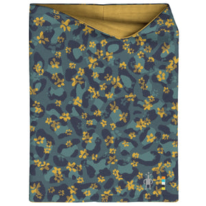 Dark Teal Wild Blossom
