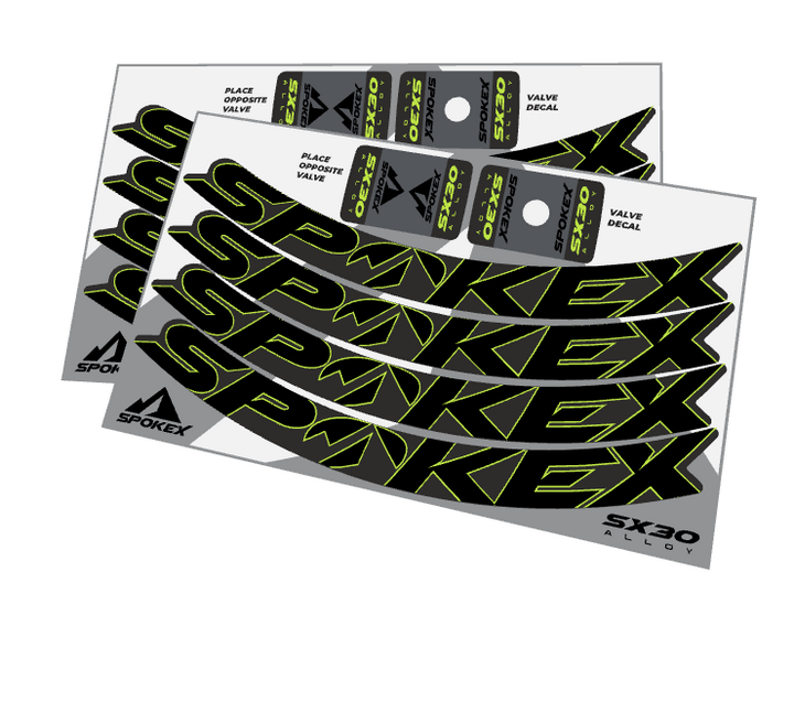 SpokeX SX30 Alloy Decal Kit