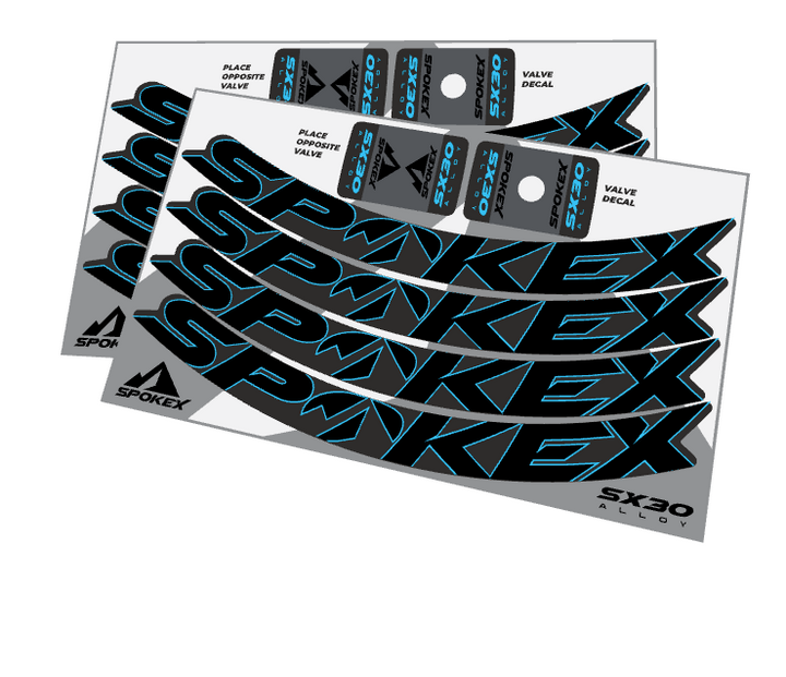 SpokeX SX30 Alloy Decal Kit