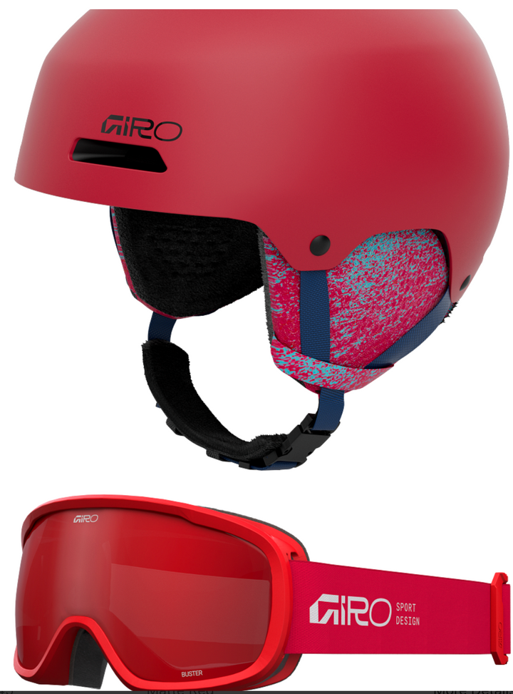 Giro Crue Helmet + Buster Goggle Combo
