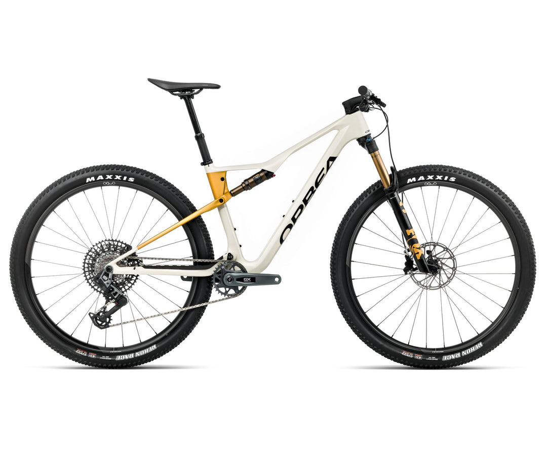 Orbea OIZ M10 AXS Ivory White (Gloss) - Bumblebee Yellow (Matt)