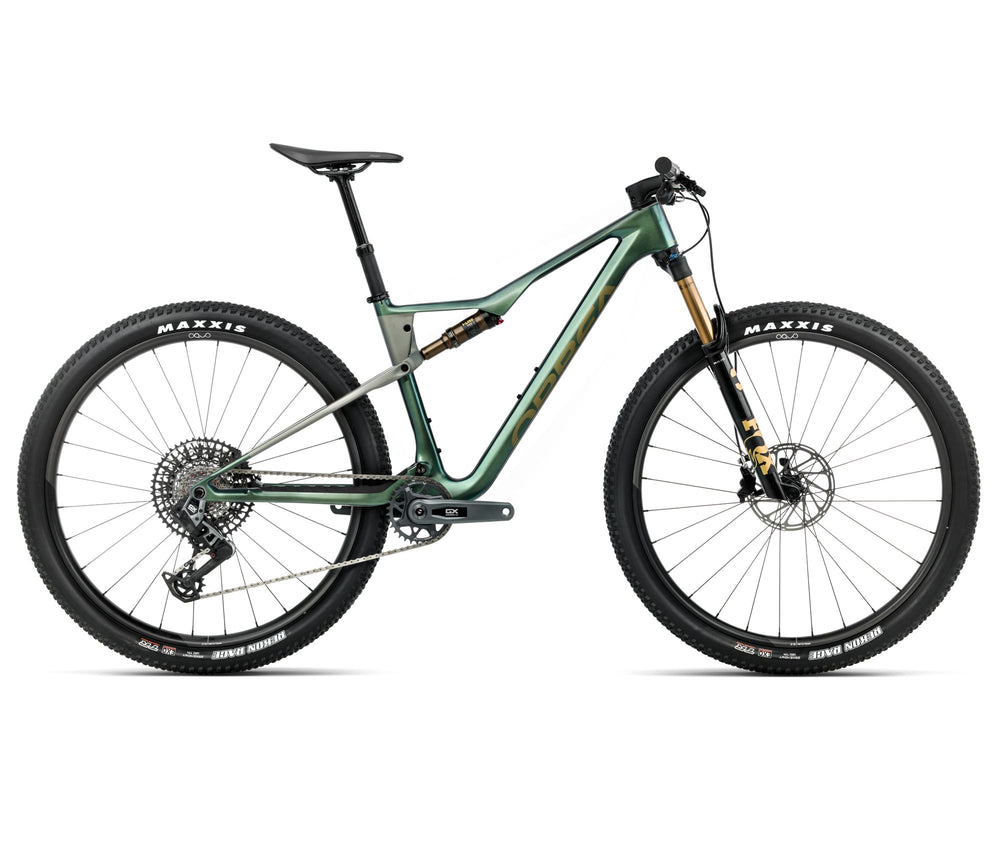 Orbea OIZ M10 AXS Seaweed Carbon View (Gloss) - Spaceship Green (Matt)