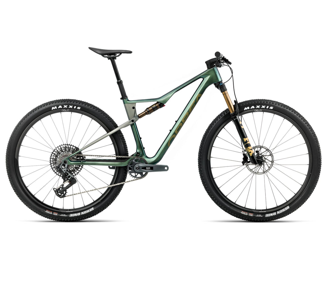 Orbea OIZ M10 AXS Seaweed Carbon View (Gloss) - Spaceship Green (Matt)