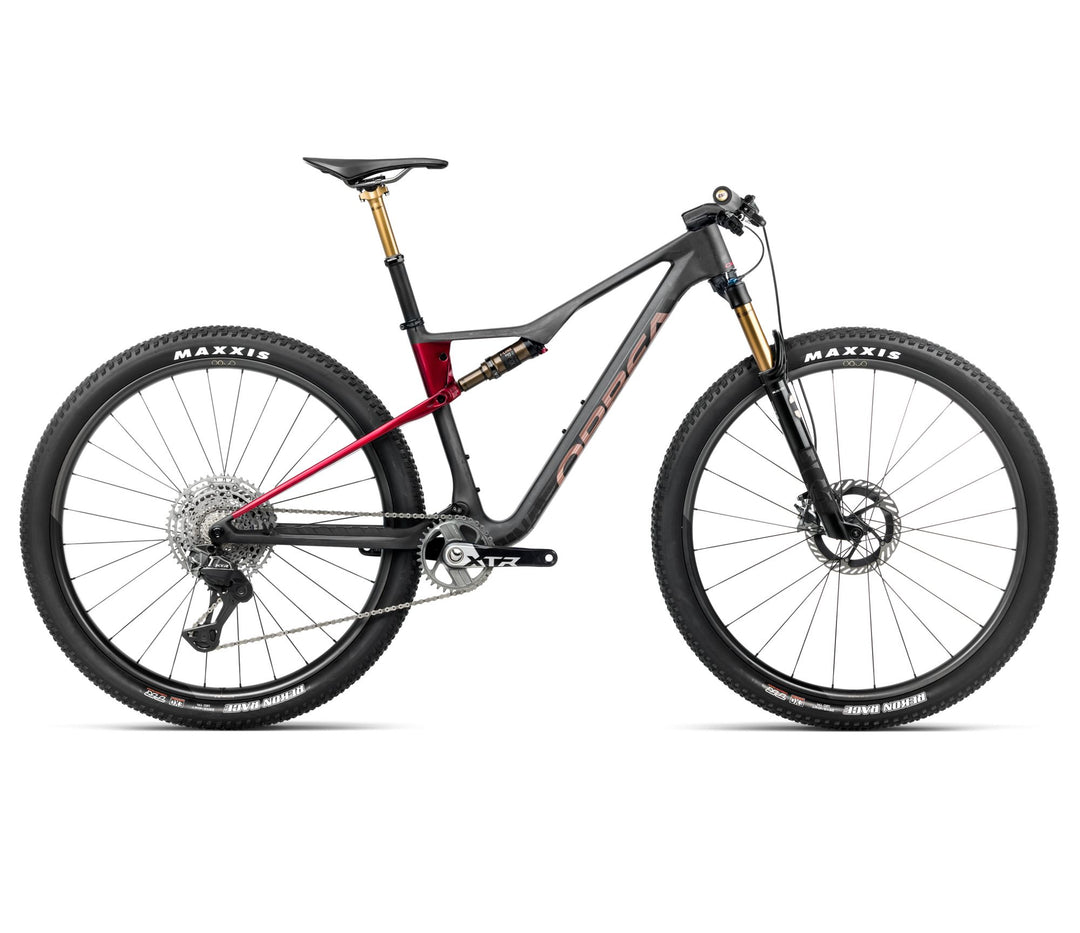 Orbea OIZ M-TEAM FACTORY Diamond Carbon View (Matt) - Cherry Red (Gloss)