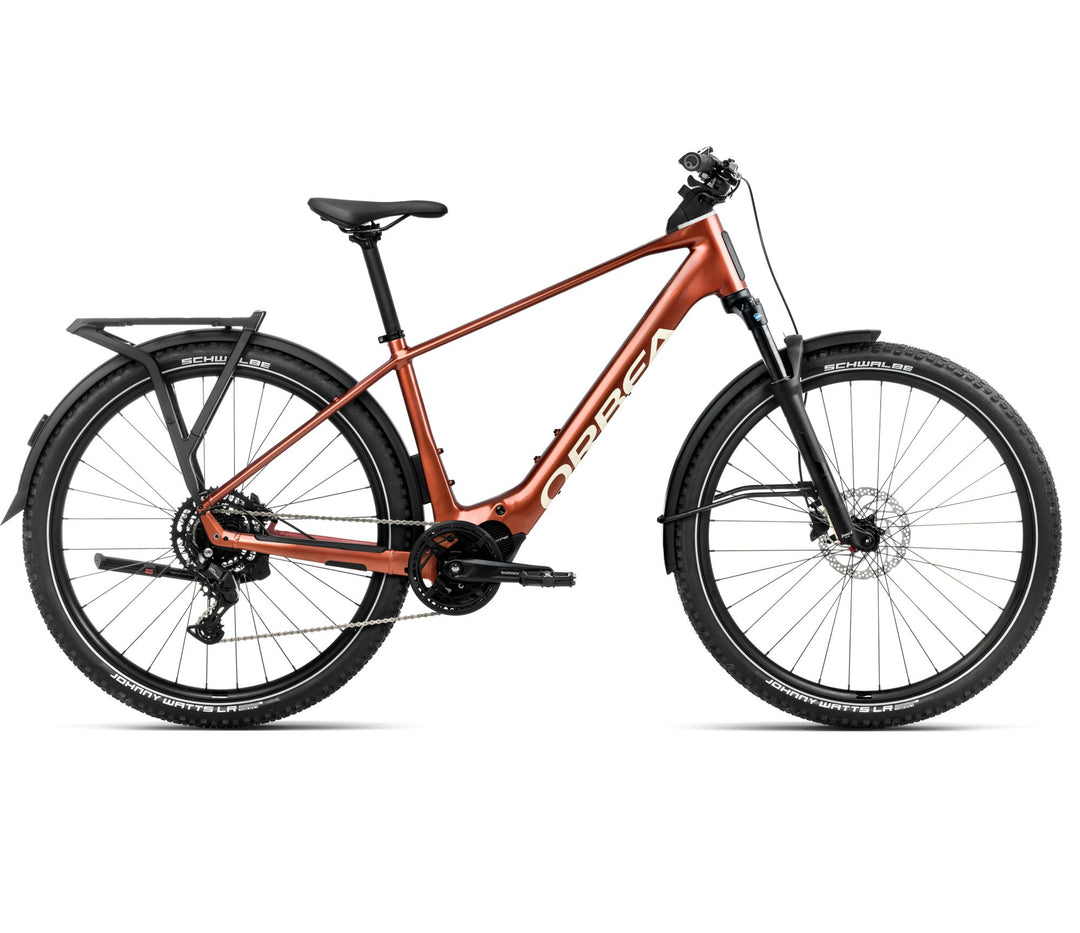 Orbea KEMEN ADV 30 28mph Mars Red - Ivory White (Gloss)
