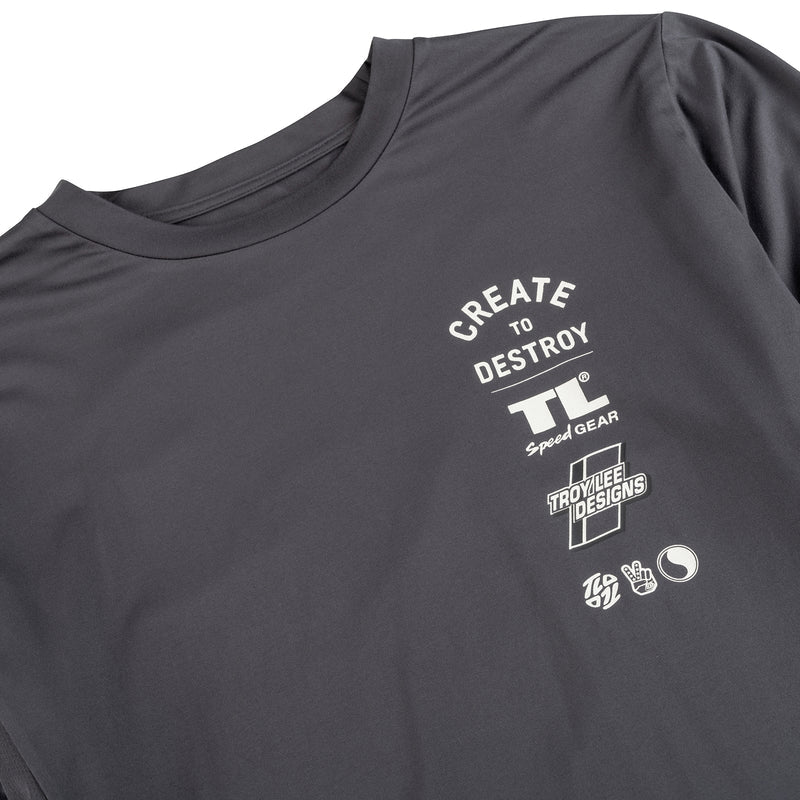 Troy Lee Designs Ruckus Long Sleeve Ride Tee - Destroy
