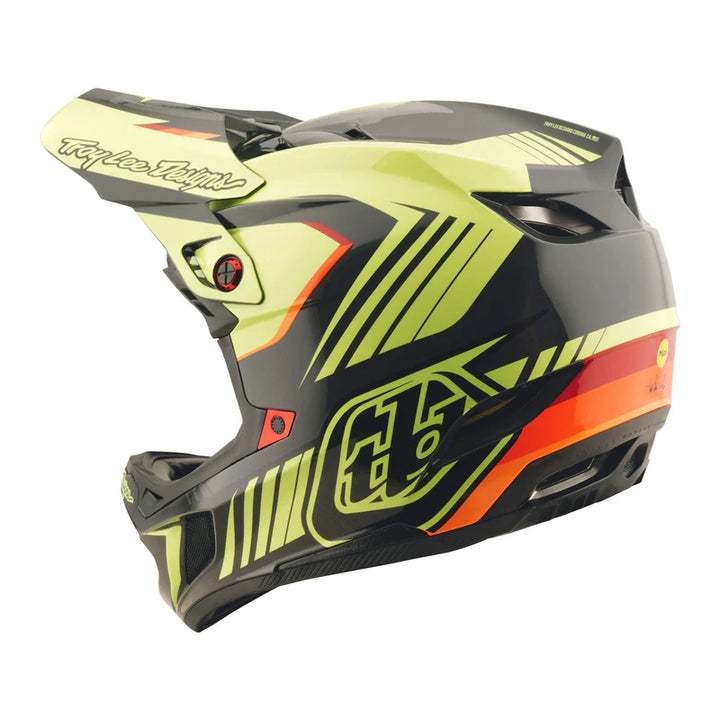 Troy Lee Designs D4 Polyacrylite Helmet - Qualifer