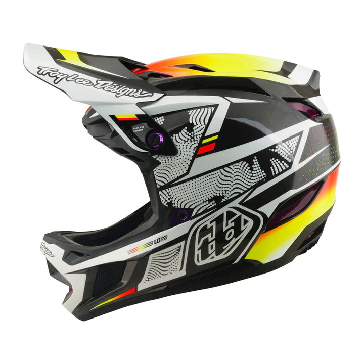 Troy Lee Designs D4 Carbon Helmet w/ MIPS - Lined Up