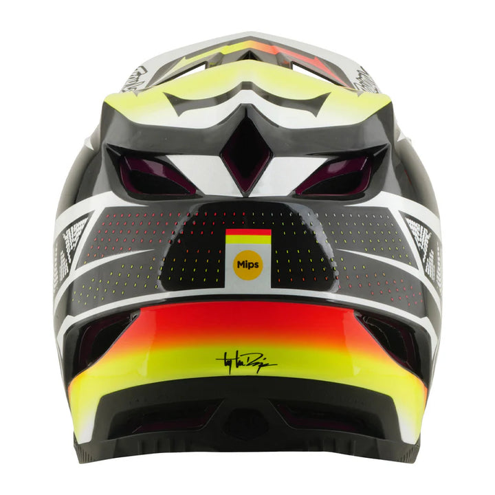 Troy Lee Designs D4 Carbon Helmet w/ MIPS - Lined Up