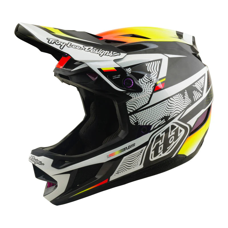 Troy Lee Designs D4 Carbon Helmet w/ MIPS - Lined Up