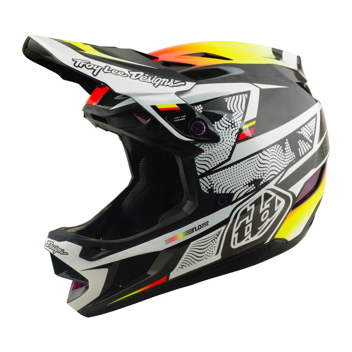 Troy Lee Designs D4 Carbon Helmet w/ MIPS - Lined Up