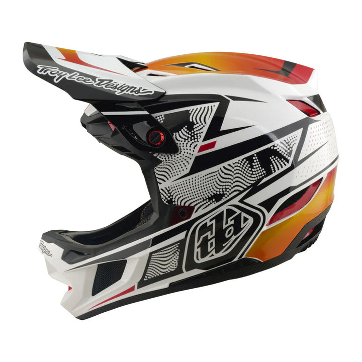 Troy Lee Designs D4 Composite Helmet w/ MIPS - Lined Up