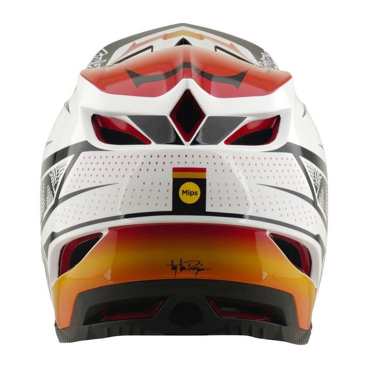 Troy Lee Designs D4 Composite Helmet w/ MIPS - Lined Up