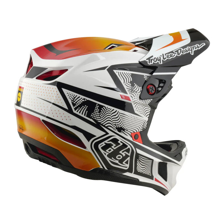 Troy Lee Designs D4 Composite Helmet w/ MIPS - Lined Up