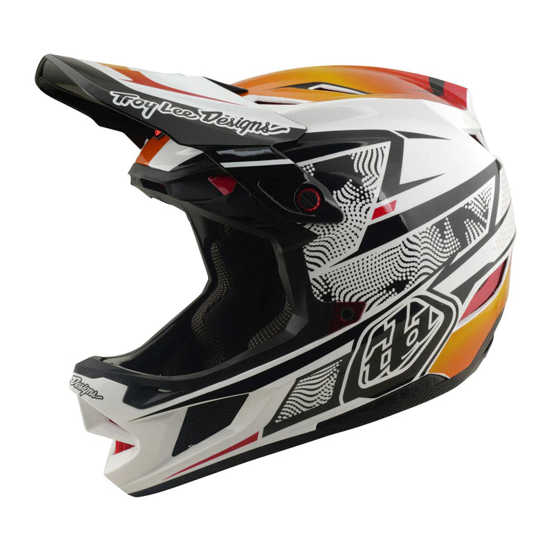 Troy Lee Designs D4 Composite Helmet w/ MIPS - Lined Up