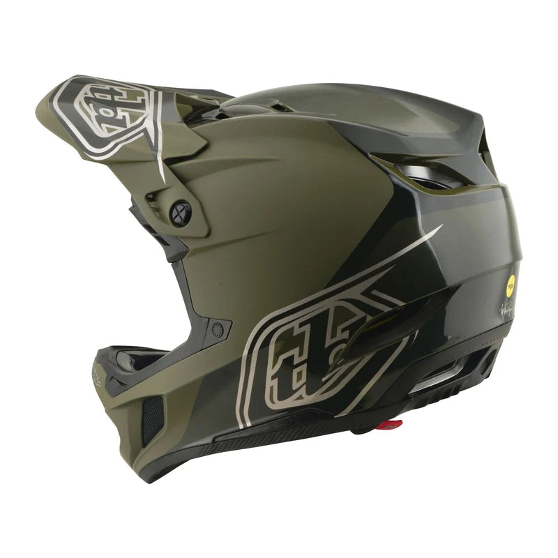 Troy Lee Designs D4 Polyacrylite Helmet w/MIPS Shadow - Beetle