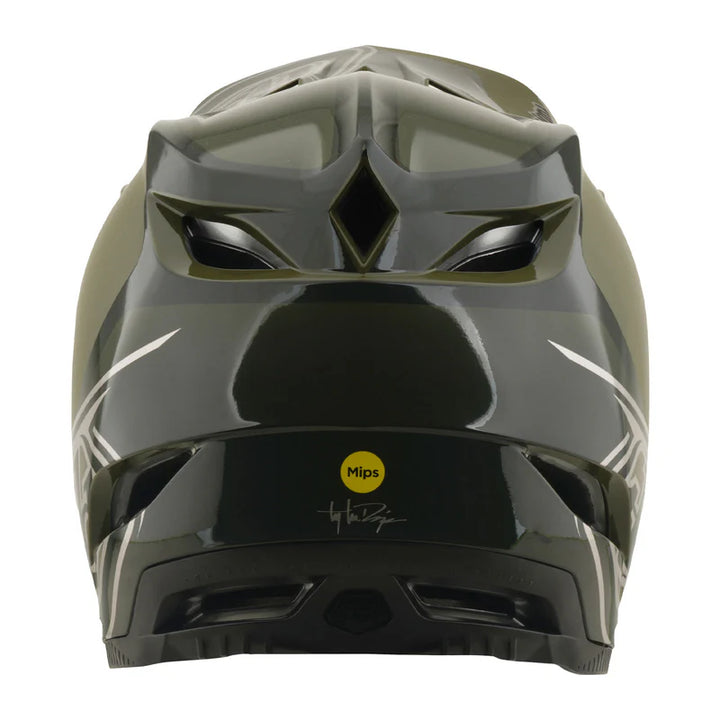 Troy Lee Designs D4 Polyacrylite Helmet w/MIPS Shadow - Beetle