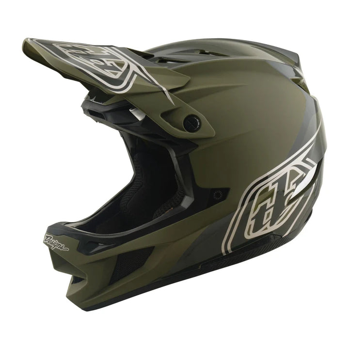 Troy Lee Designs D4 Polyacrylite Helmet w/MIPS Shadow - Beetle