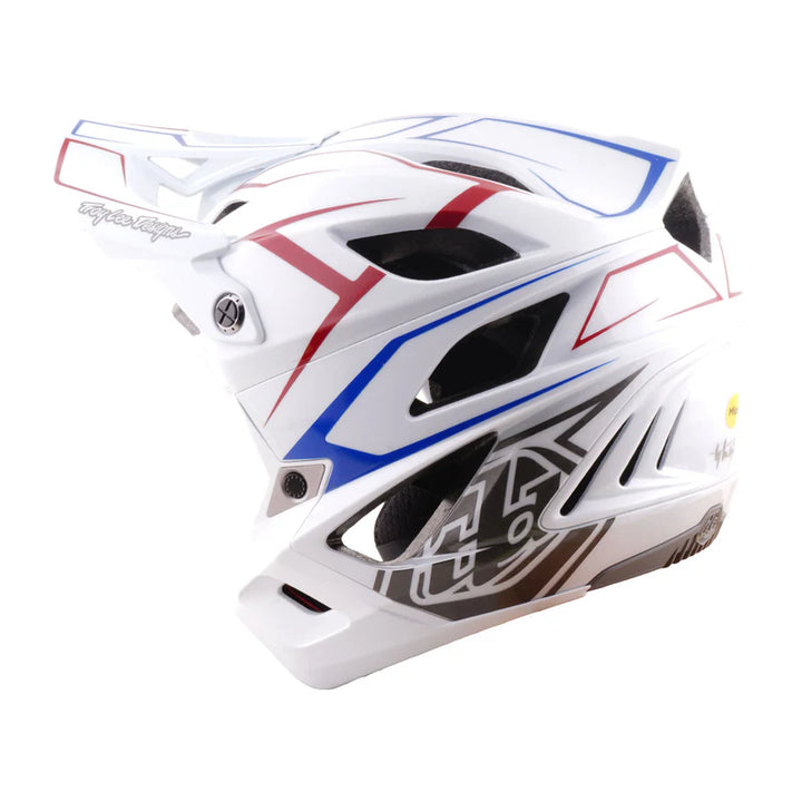 Troy Lee Designs Stage Stunt Helmet w/ MIPS - Pinstripe