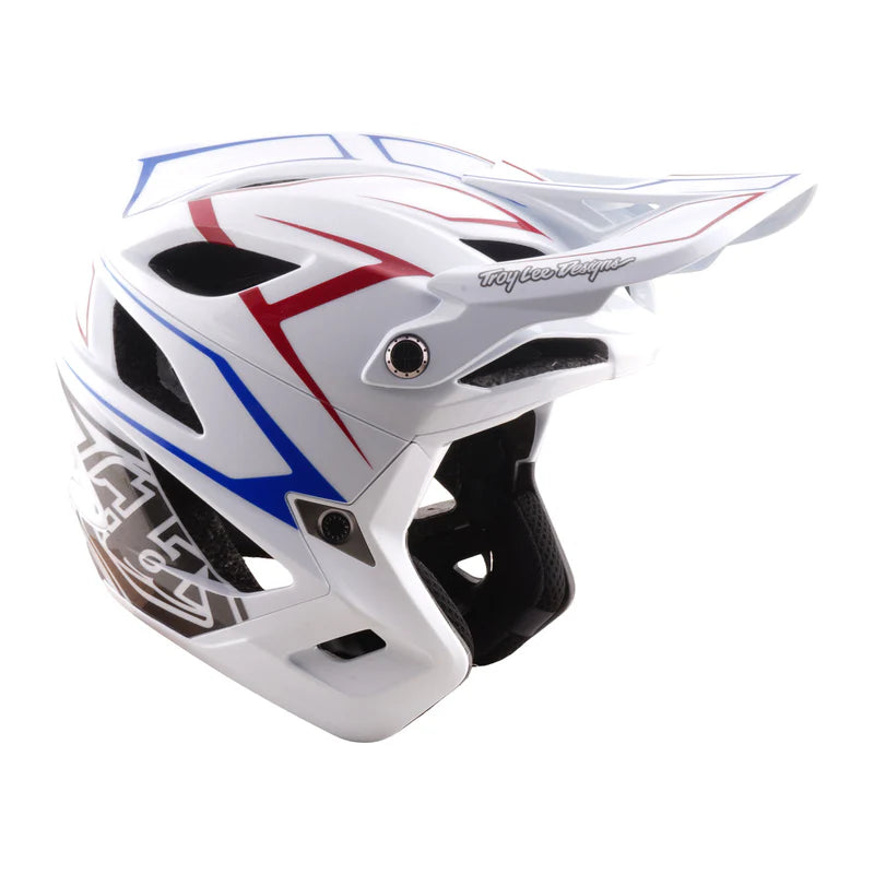 Troy Lee Designs Stage Stunt Helmet w/ MIPS - Pinstripe