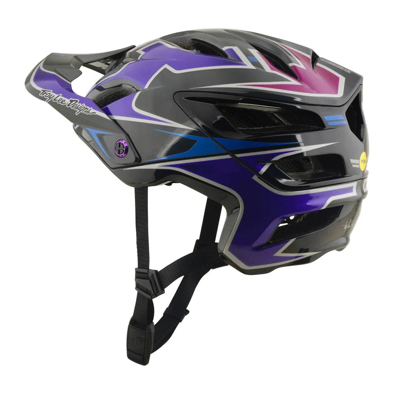 Troy Lee Designs A3 Helmet w/MIPS Mask Purple
