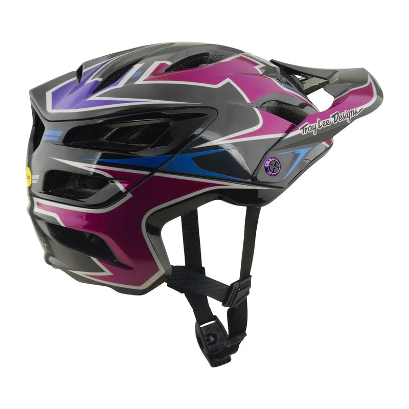 Troy Lee Designs A3 Helmet w/MIPS Mask Purple