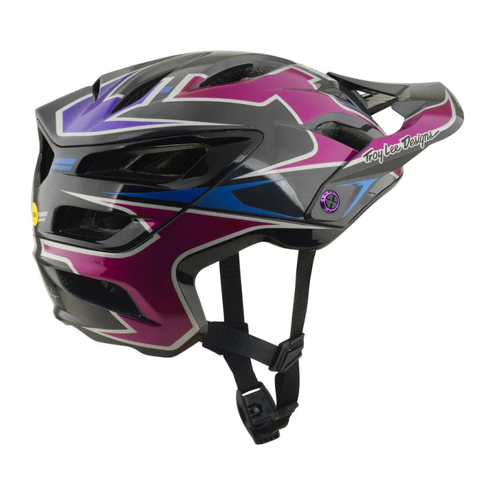 Troy Lee Designs A3 Helmet w/MIPS Mask Purple