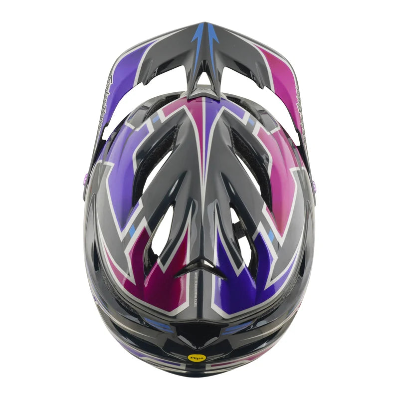 Troy Lee Designs A3 Helmet w/MIPS Mask Purple