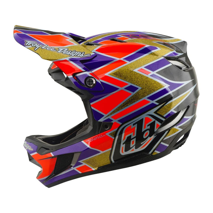 Troy Lee Designs D4 Carbon Helmet w/MIPS Flush Violet