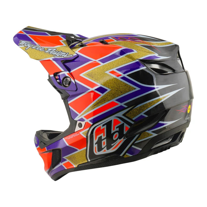Troy Lee Designs D4 Carbon Helmet w/MIPS Flush Violet