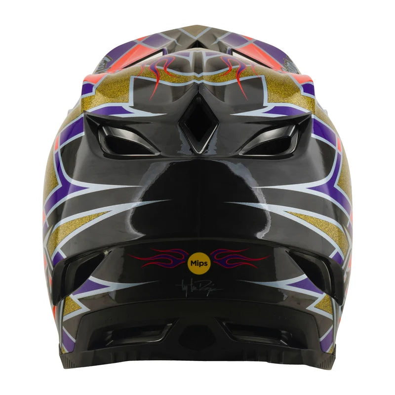Troy Lee Designs D4 Carbon Helmet w/MIPS Flush Violet