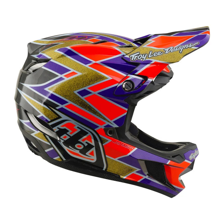 Troy Lee Designs D4 Carbon Helmet w/MIPS Flush Violet