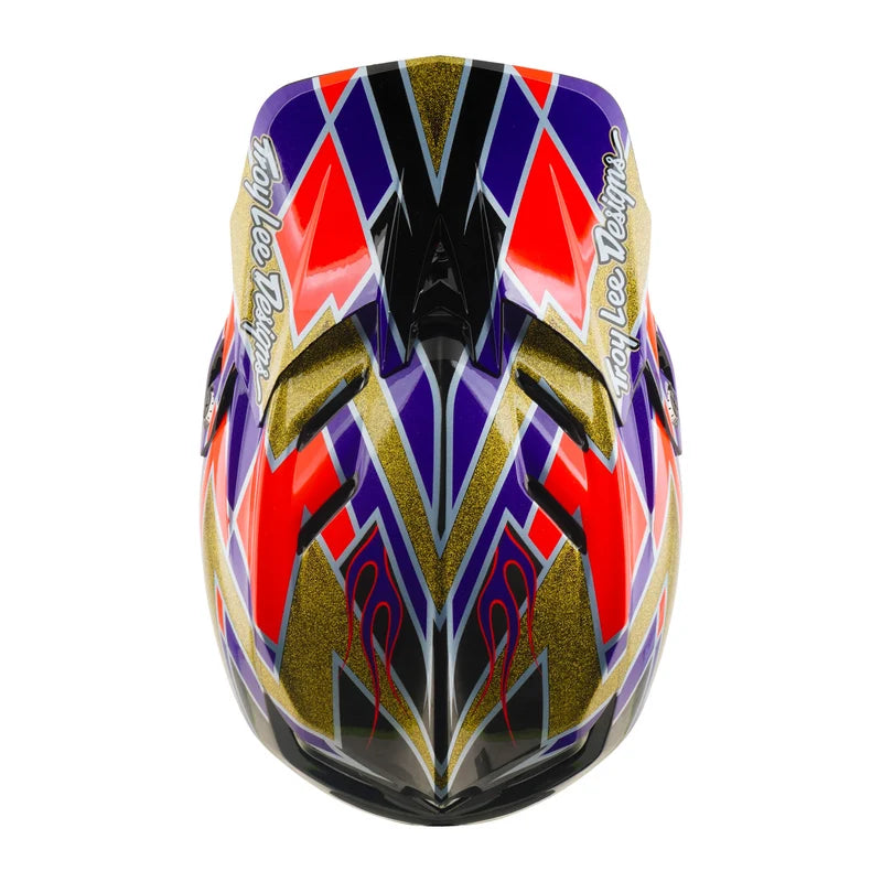 Troy Lee Designs D4 Carbon Helmet w/MIPS Flush Violet