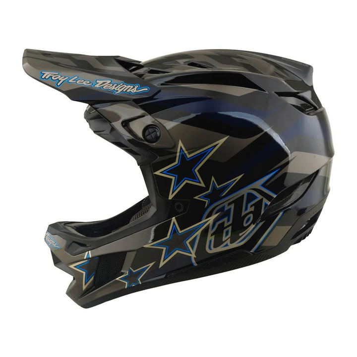 Troy Lee Designs D4 Composite Helmet w/MIPS Burst Gray