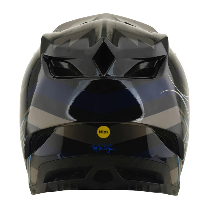 Troy Lee Designs D4 Composite Helmet w/MIPS Burst Gray