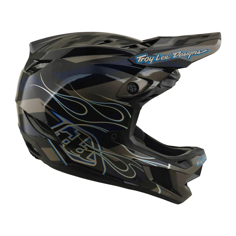 Troy Lee Designs D4 Composite Helmet w/MIPS Burst Gray