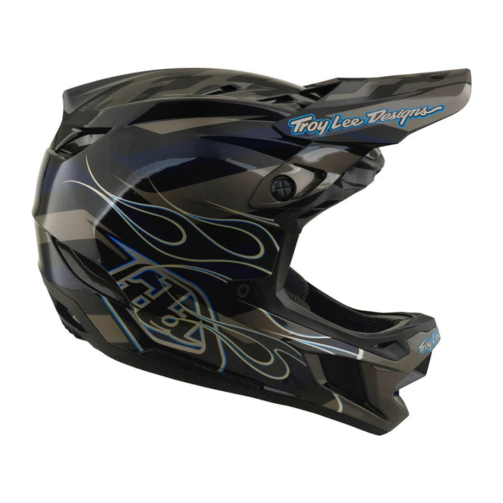 Troy Lee Designs D4 Composite Helmet w/MIPS Burst Gray