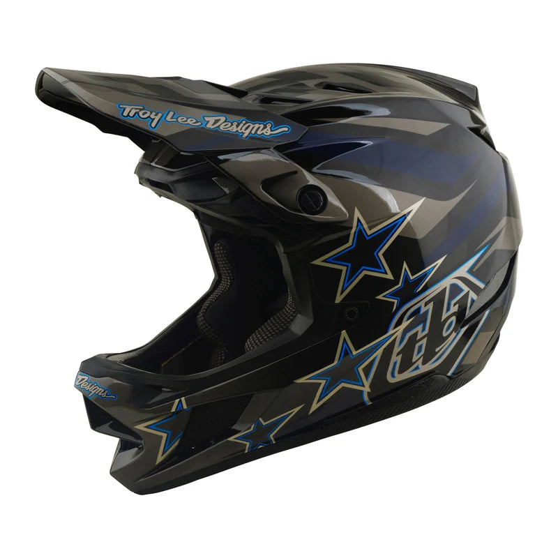 Troy Lee Designs D4 Composite Helmet w/MIPS Burst Gray