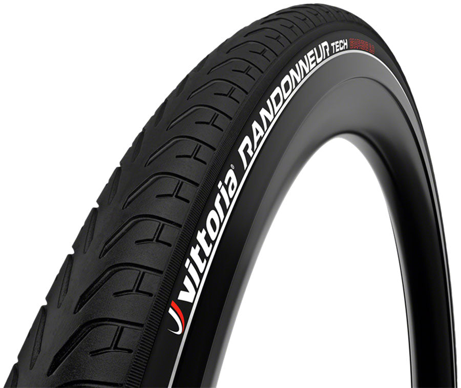 Vittoria Randonneur Tech Tire - 700 x 28 Clincher Wire Black/Reflective G2.0