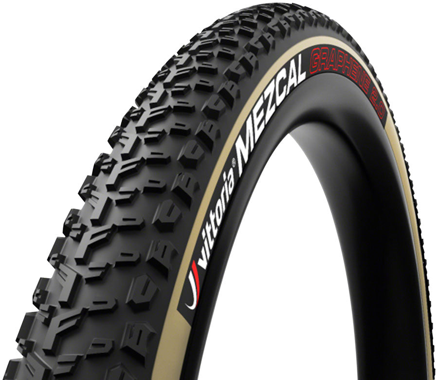 Vittoria Mezcal III Tire - 29 x 2.35 Tubeless Folding BLK/Tan 4C Race Graphene G2.0