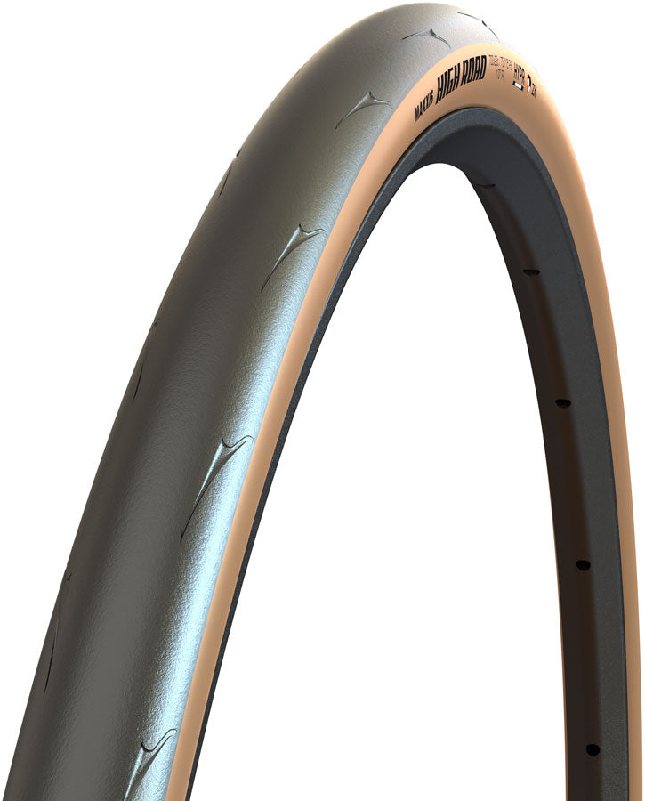 Maxxis High Road Tire - 700 x 28 Clincher Folding BLK/Tan HYPR K2 Protection