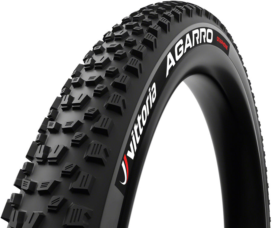 Vittoria Agarro Tire - 27.5 x 2.4 Tubeless Folding BLK/Anthracite TNT Graphene G2.0